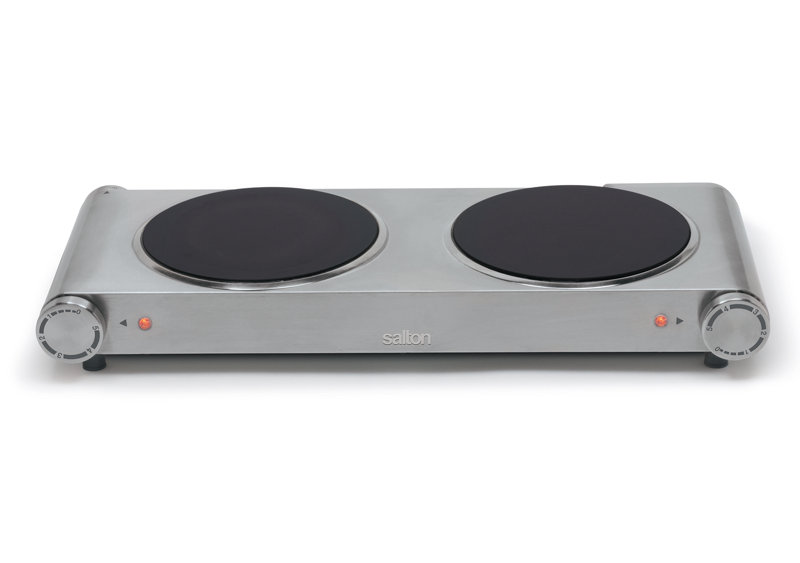 Salton Portable 21 Electric Cooktop With 2 Burners Reviews Salton Portable 21 Electric Cooktop With 2 Burners Reviews Wayfair Ca