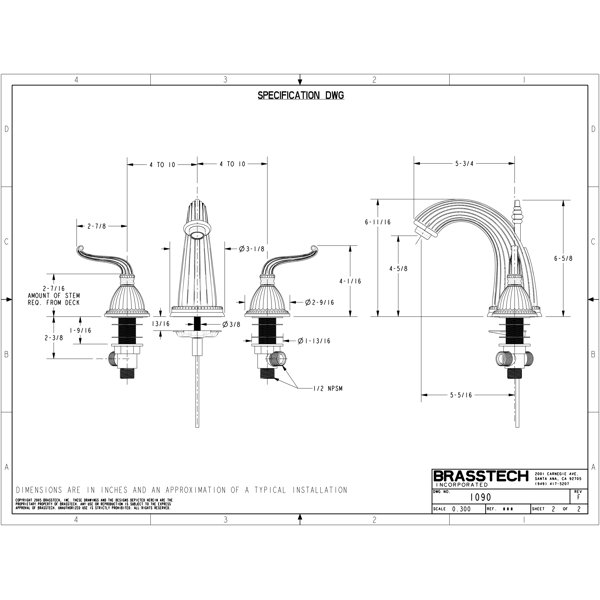 Newport Brass Alexandria Lavatory Widespread Bathroom Faucet With Drain Assembly Perigold