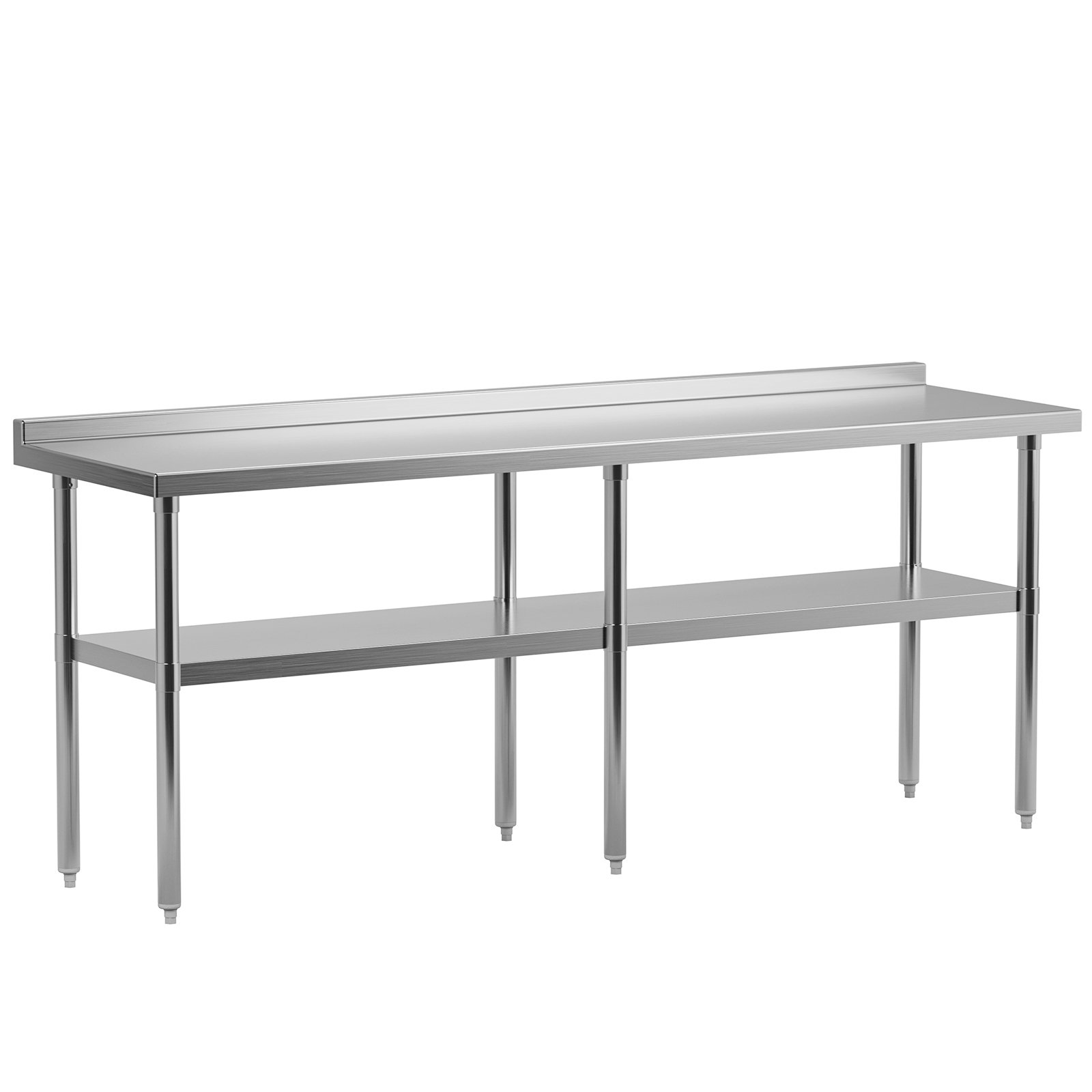 Goldensoil Stainless Steel Work Table 72" X 24" With Undershelf