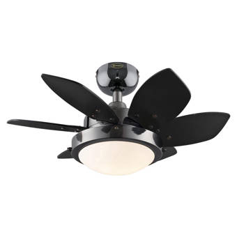 17 Stories 24 Lujan 6 Blade Propeller Ceiling Fan With Light