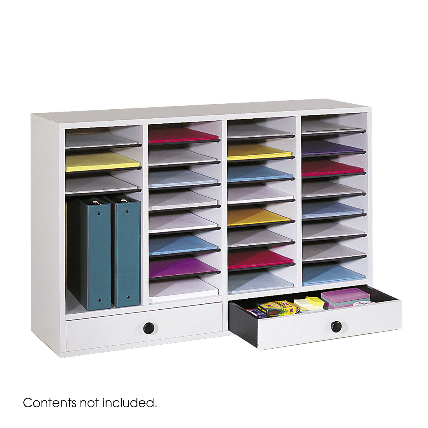 Safco Products Large Adjustable Compartment Literature Organizer