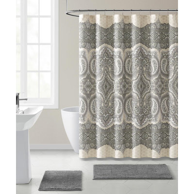 Gray Amp Silver Shower Curtains You Ll Love In 2020 Wayfair