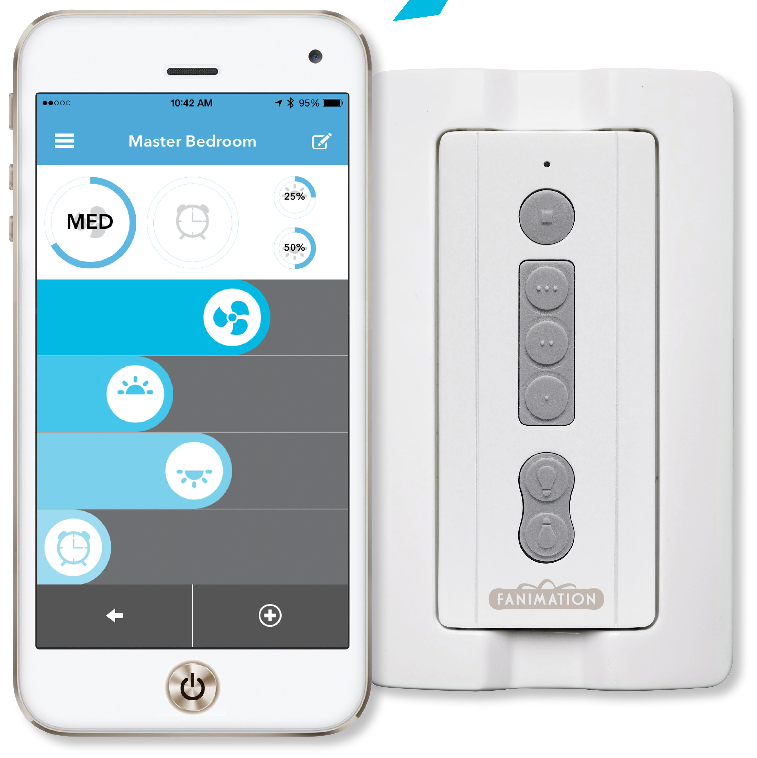 Bluetooth Ceiling Fan Wall Control