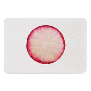 Radish by Theresa Giolzetti Bath Mat