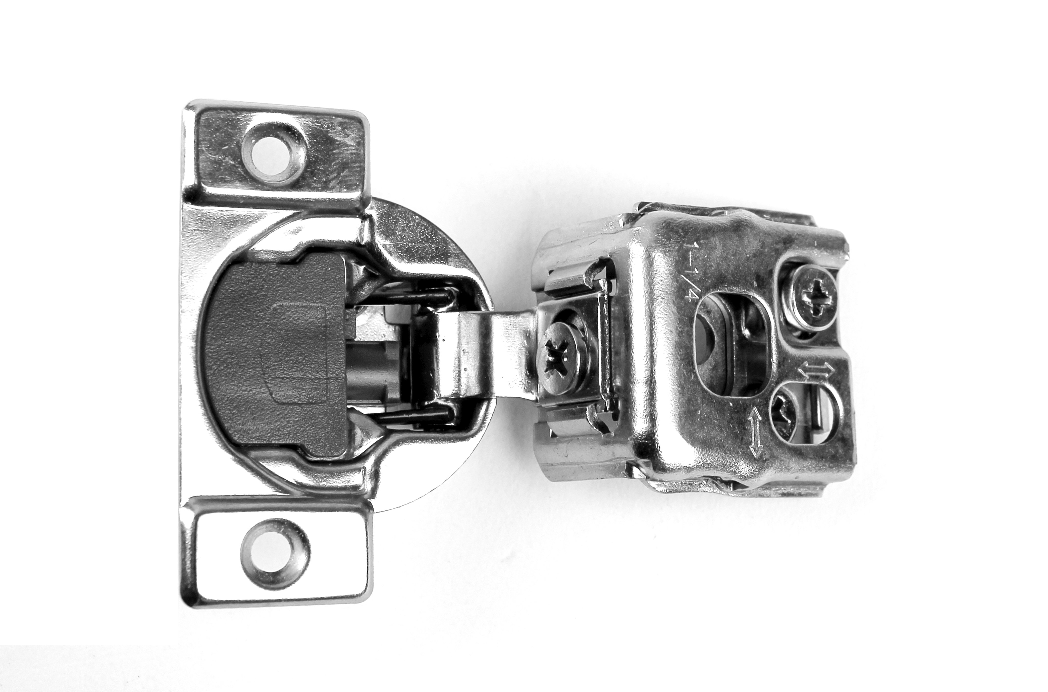 1-1//4/" Overlay Compact Soft Close Cabinet Hinge Face Frame 105 Degree Hinge