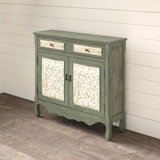 Farmhouse Rustic Blue Accent Chests Cabinets Birch Lane