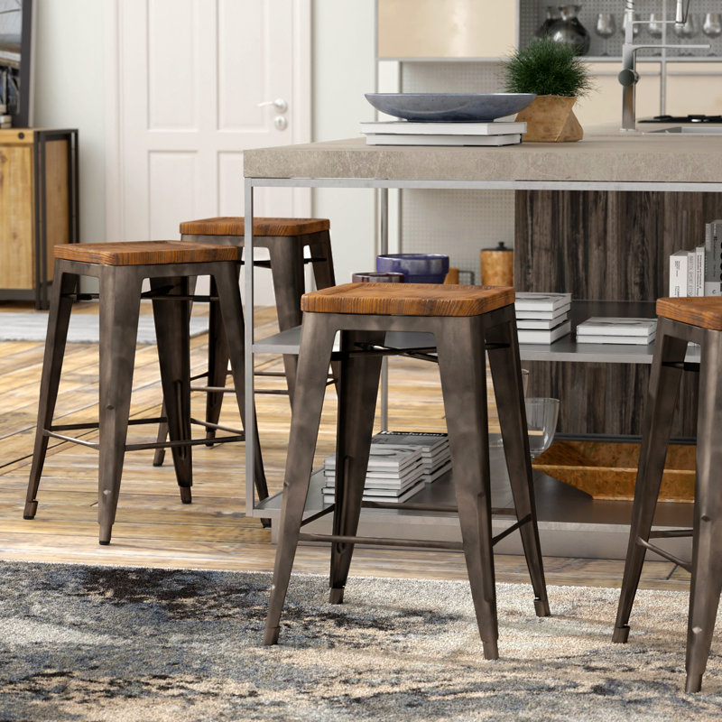 Irvington Solid Wood Bar & Counter Stool (Set of 4)
