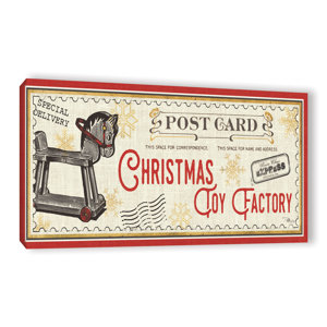 North Pole Express Graphic Art on Wrapped Canvas