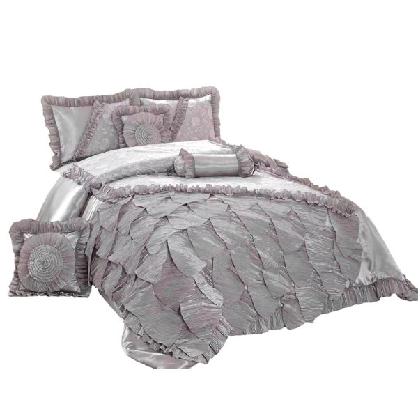 Blue Ruffle Comforter Wayfair