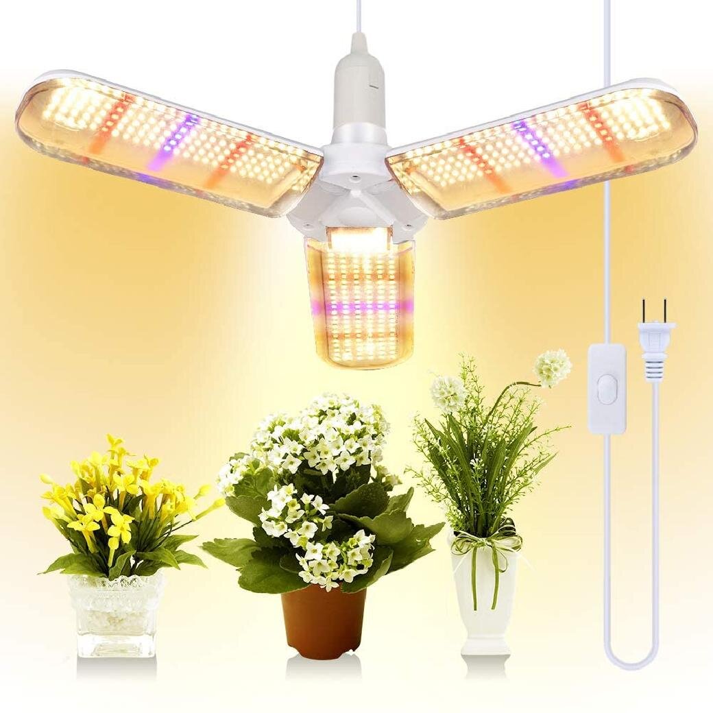 Bloom Plus 150W LED Desk Grow Lamp Sunlike Full Spectrum Hydroponic Plant Seeds 