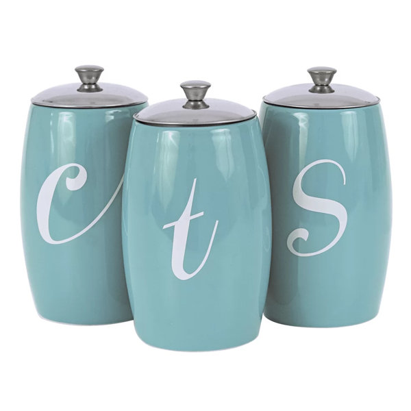 contemporary tea coffee sugar canisters