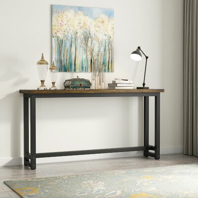 17 Stories Industrial Console Table