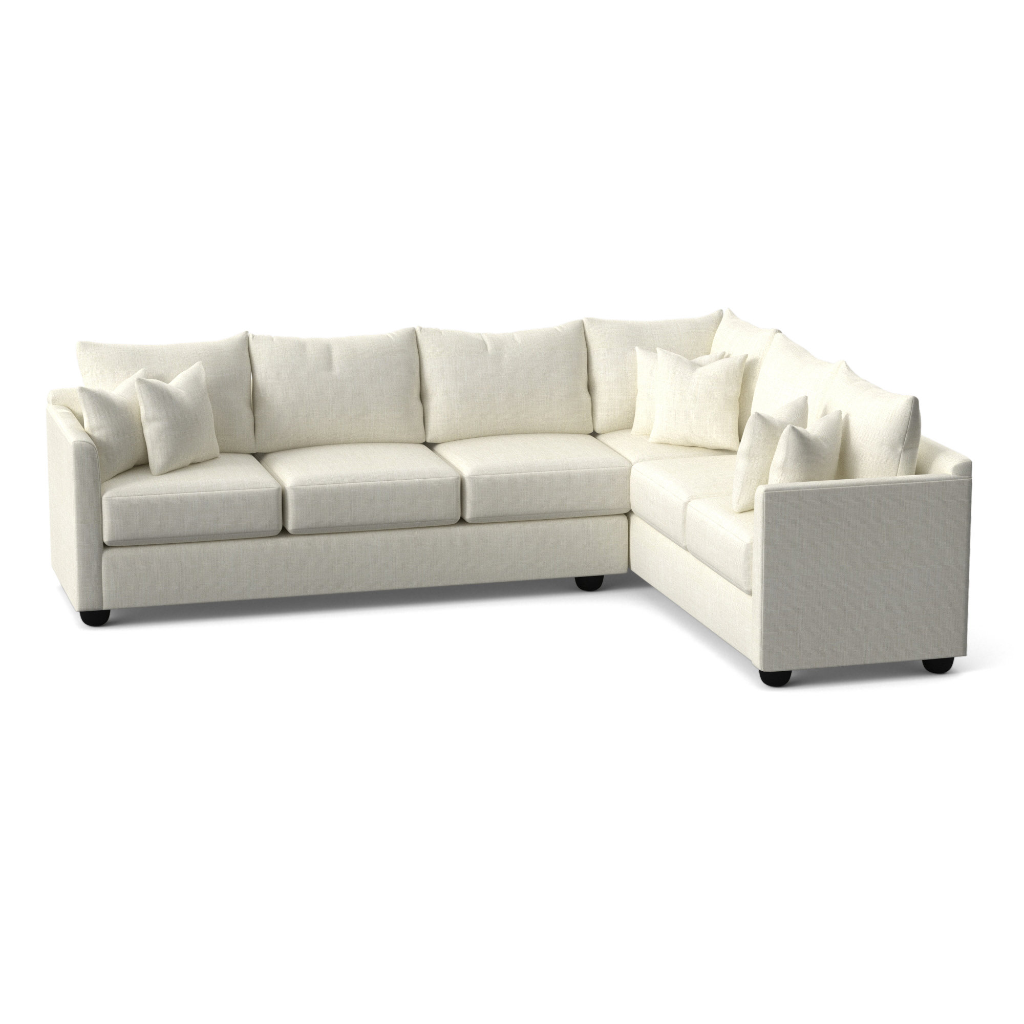 Wayfair Custom Upholstery™ Cecelia 2 Piece Upholstered Sectional