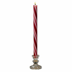 Candycane Taper Candles (Set of 6)