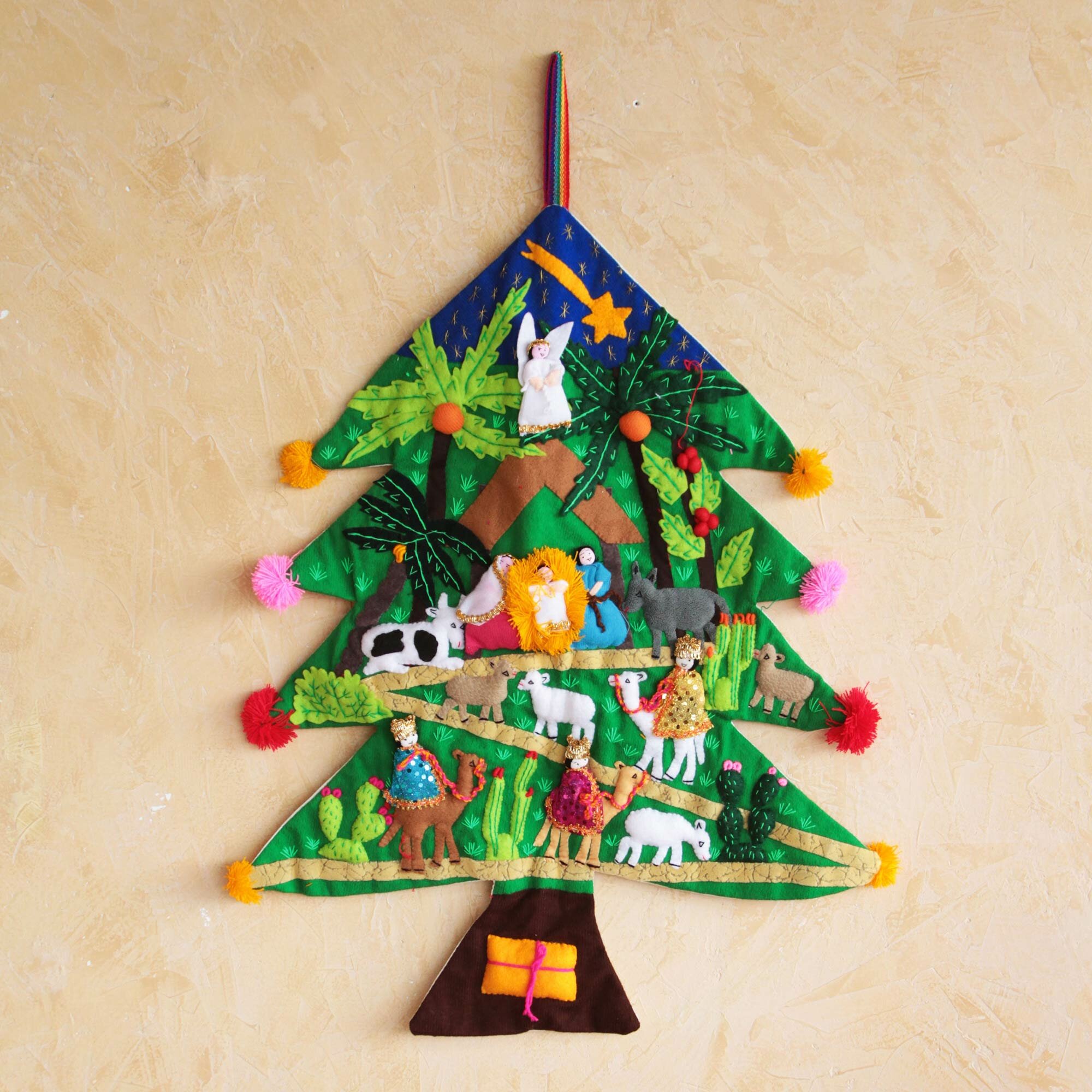 Novica Christmas Tree Applique Wall Hanging Wayfair