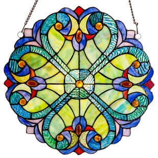 Made To Order Large Stained Glass Heart Light Catcher 6.5 x 5.5 inch Sun Catcher Panel Spring Green