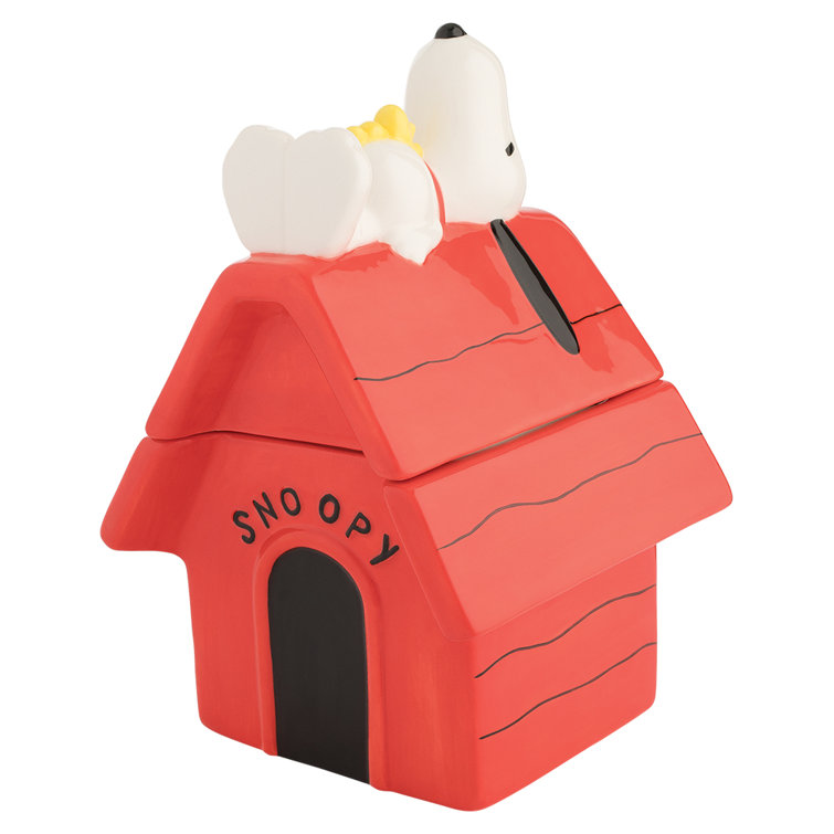 Vandor Peanuts Snoopy Doghouse Cookie Jar Wayfair