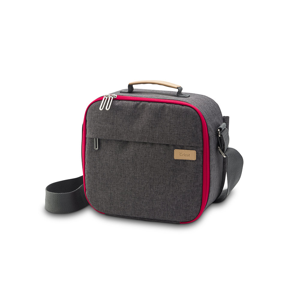 Black HOMEST Carrying Case Compatible with Circut Joy and Circut Easy Press Mini Storage Bag for Craft Pens and Tools