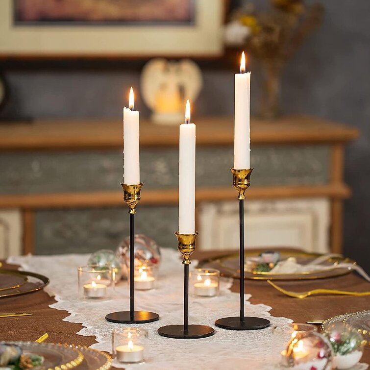 Vintage Wedding Dinning Taper Candle Holders Centerpiece Candlestick Holder 