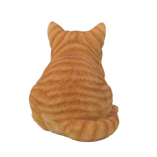 Artwork Orange Hi Line Gift Ltd Lying Cat Sleeping Tabby Statue
