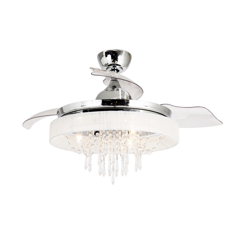 House Of Hampton 42 Sweitzer 3 Blade Ceiling Fan With Remote Control And Light Kit Included Reviews