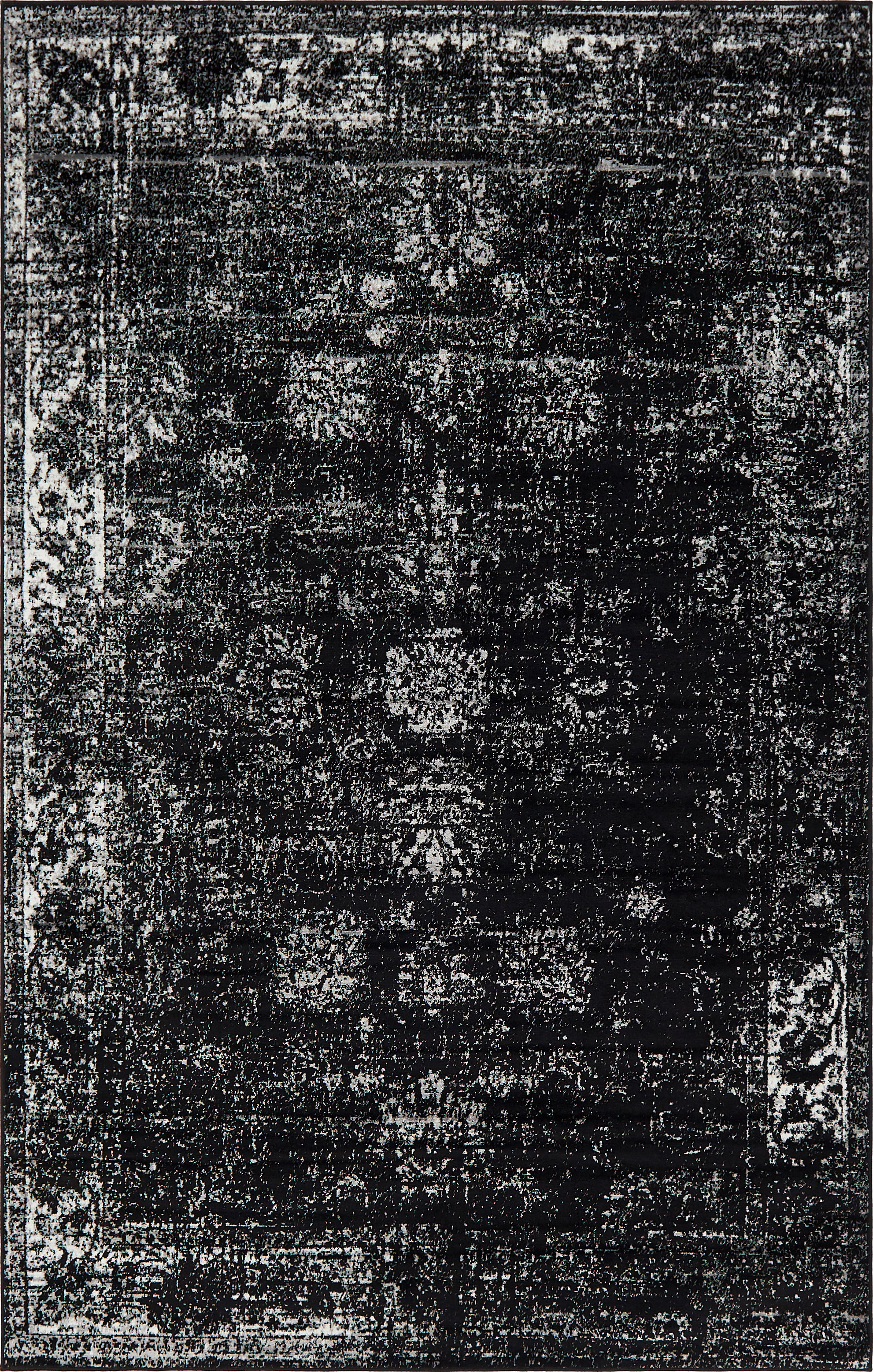 Brandt Black Area Rug