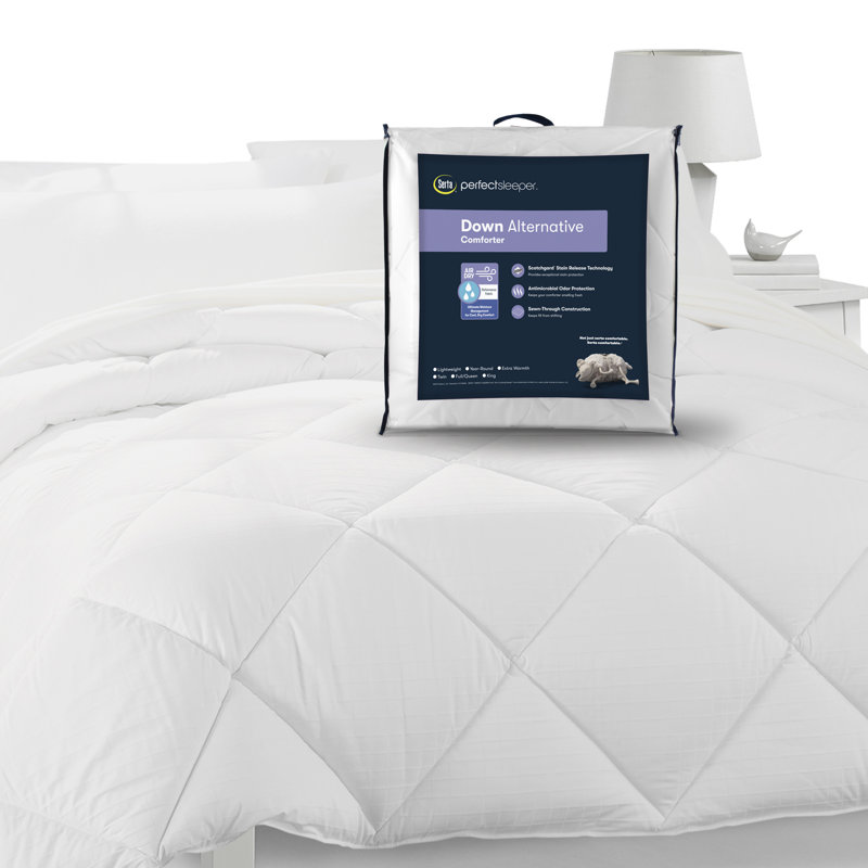 Serta Air Dry All Season Down Alternative Comforter Reviews Wayfair