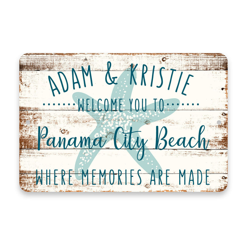 Highland Dunes Personalized Welcome To Panama City Beach Where