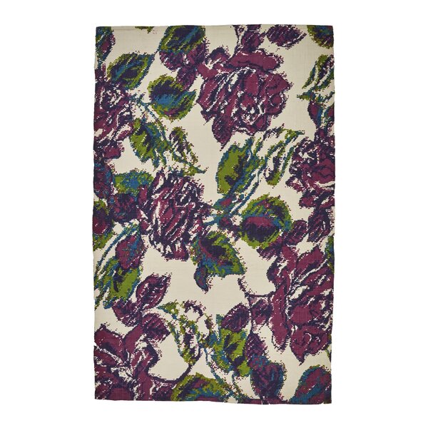 Ophelia & Co. Bulger Handmade Green/Purple Rug & Reviews | Wayfair