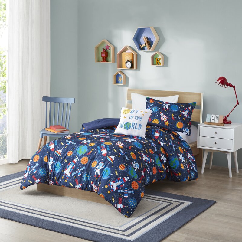 outer space comforter twin