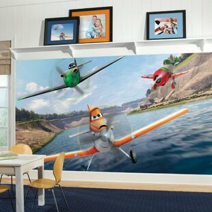 Wall mural PLANES ABOVE THE SKY DISNEY photo wallpaper Large Wall Art for KIDS 