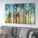 Andover Mills™ Sunlit Birch Grove - 3 Piece Wrapped Canvas Multi-Piece ...