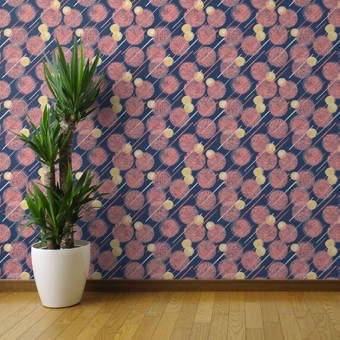 Brayden Studio Mod Floral Wallpaper Mod Floral Alliums Living