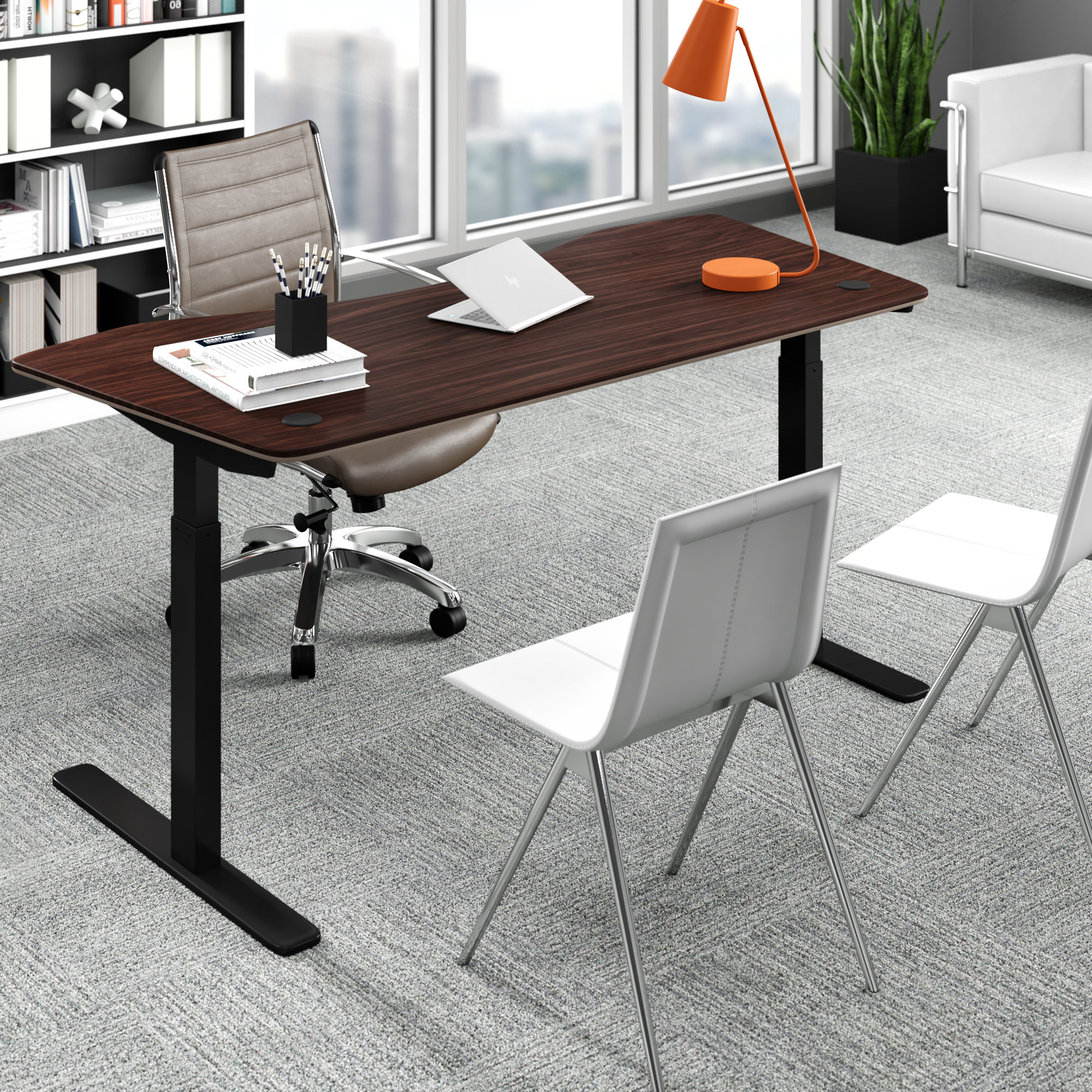 Upper Square Bevin Height Adjustable Standing Desk Reviews Wayfair