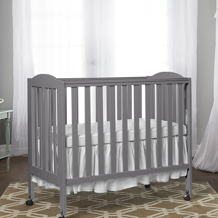 mini crib with drop side