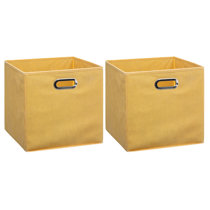yellow top storage bin