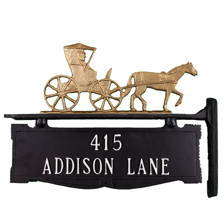 Montague Metal Products 2Line Address Post Wayfair