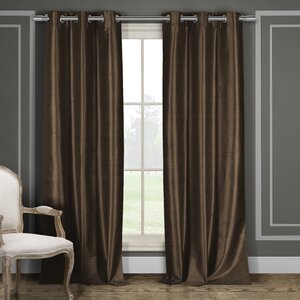 Myers Solid Blackout Grommet Curtain Panels (Set of 2)