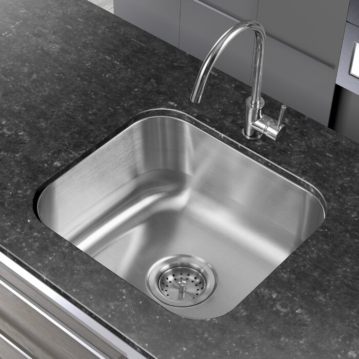 18 L X 16 W Single Basin Undermount Kitchen Sink