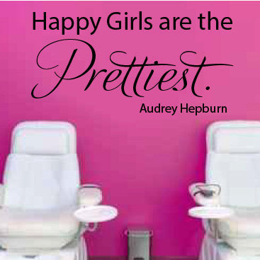 Rosdorf Park Hayons Happy Girls Are The Prettiest Audrey Hepburn Wall Decal Wayfair