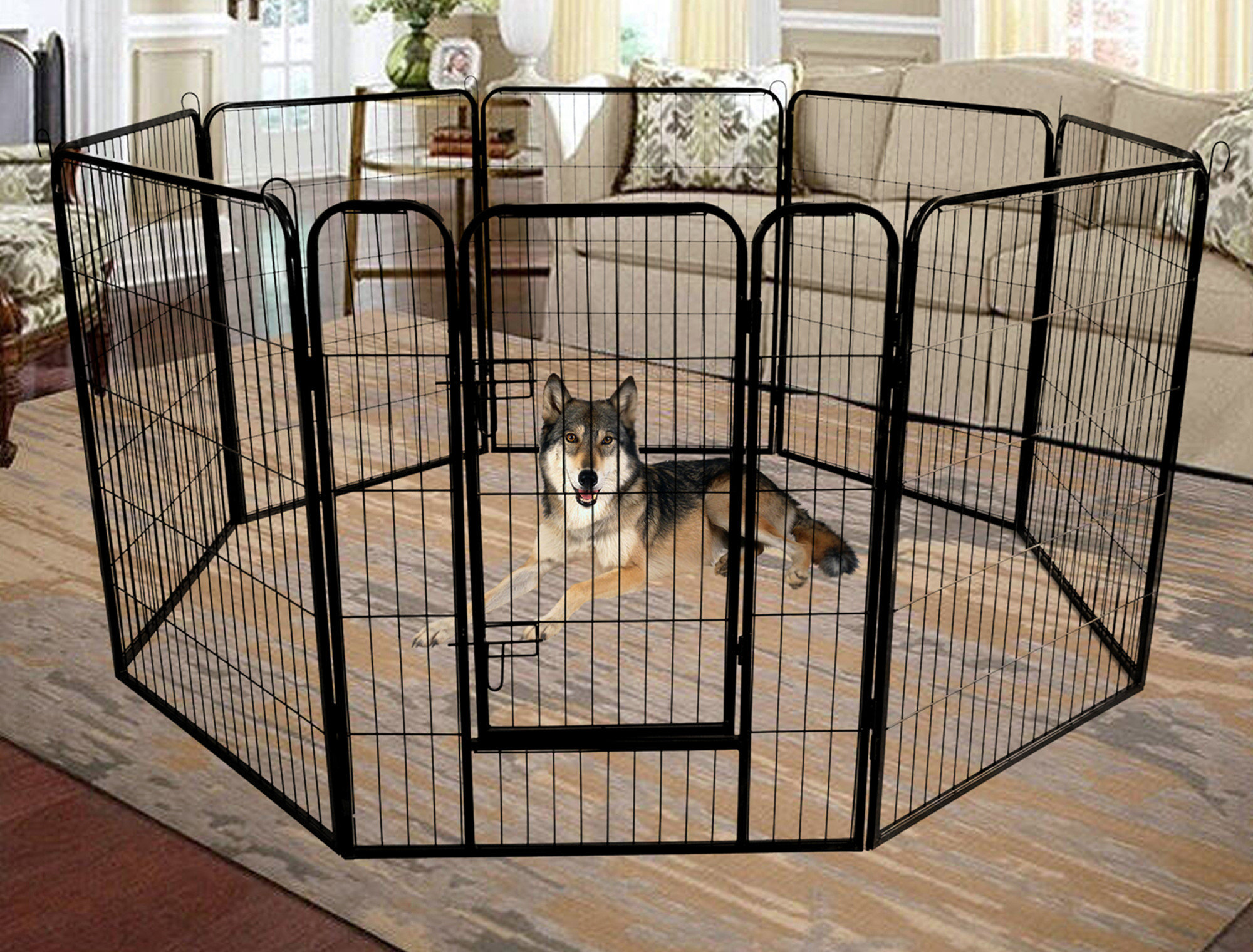 huge dog fence
