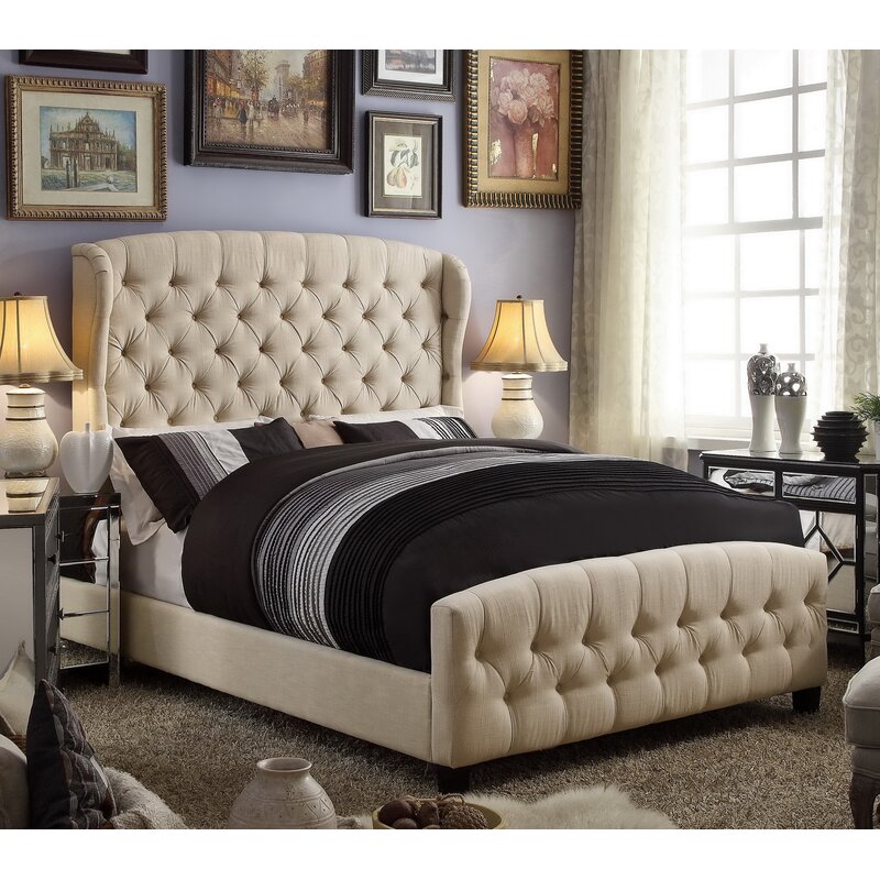 Maryport Queen Upholstered Panel Bed