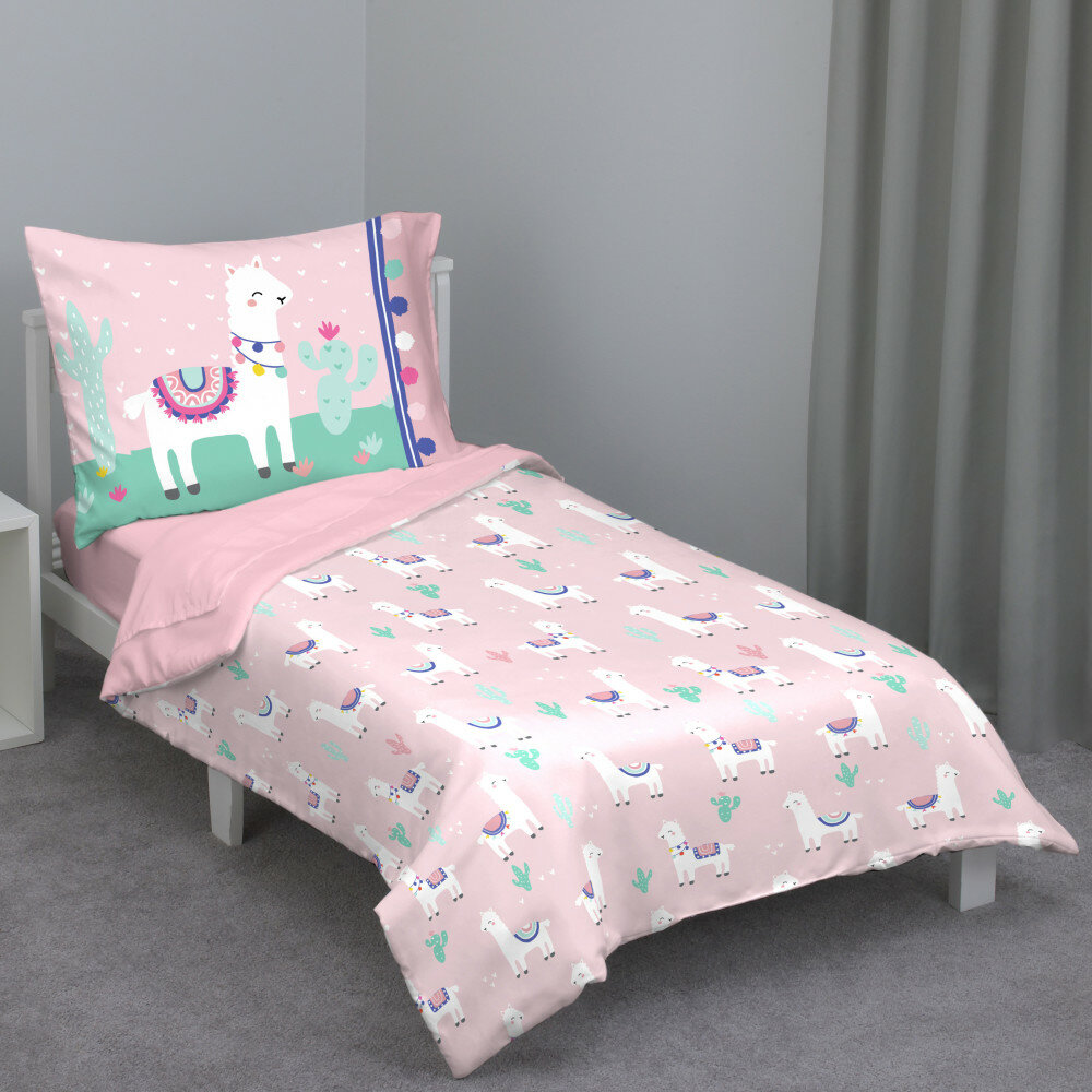 Harriet Bee Bradyn Llama 4 Piece Toddler Bedding Set Wayfair