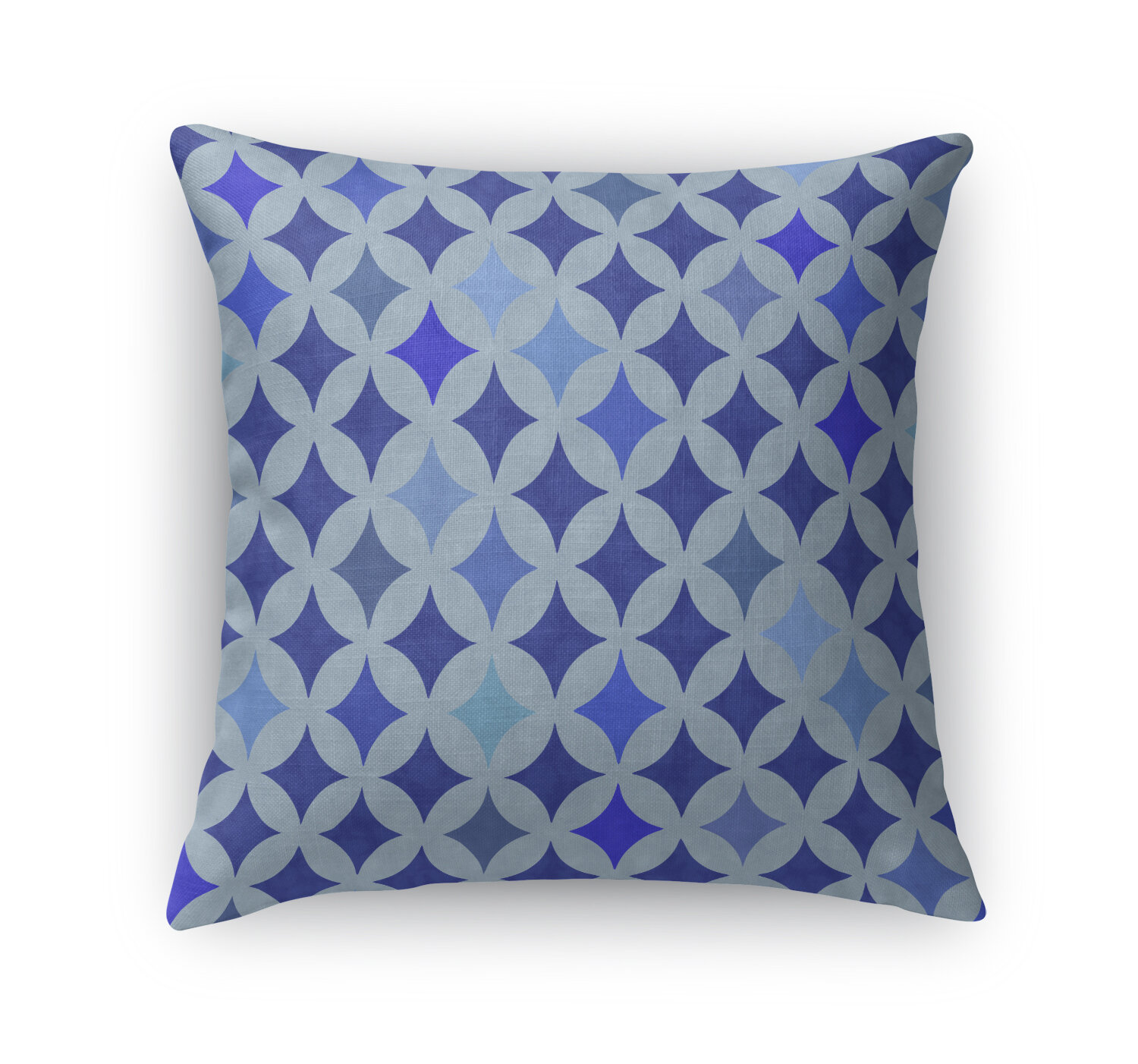 large blue throw pillows