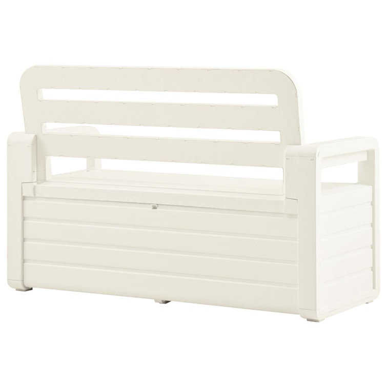 plastic storage bench seat outdoor