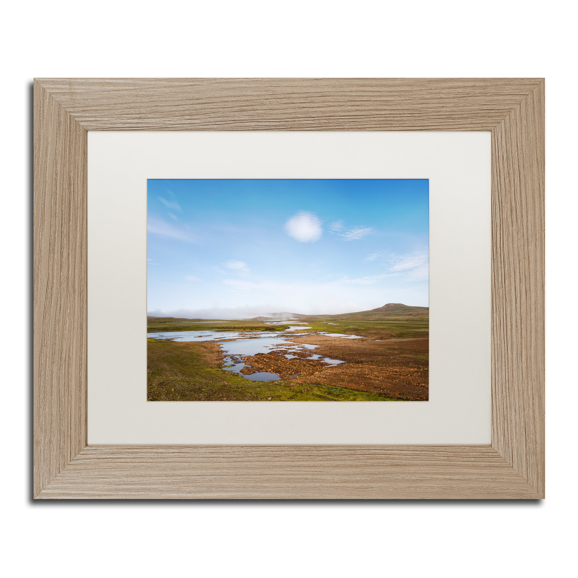 Trademark Art About Unknown Land Framed Photographic Print On Canvas Wayfair