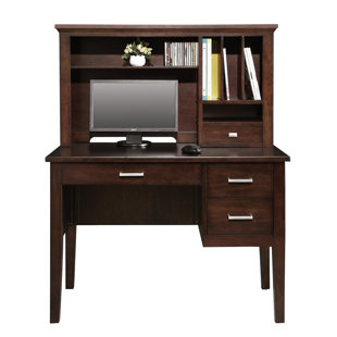 Review Eaton Desk with Hutch by Darby Home Co