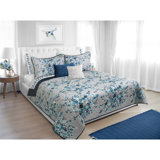 Projet Couture Tissu Imprimé USA Kit De Courtepointe Laundry Basket Quilts - Motif Antelope Valley Superbloom - 76 X 76 - Neuf Kit Patchwork Superbloom 76x76