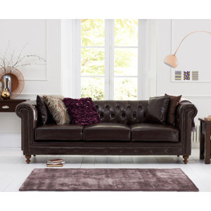 3-Sitzer Sofa Montrose aus Leder von Home Etc