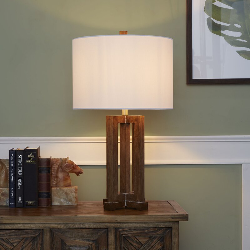 wood table lamp base